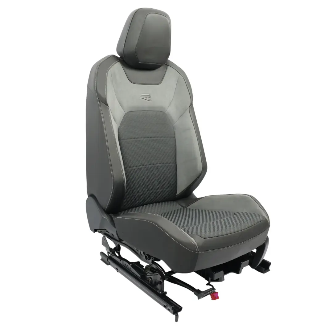 Volkswagen T-Roc R-Line Seat Front Left N/S Interior Velour Fabric Black Grey - SKU 2GA881805BR-1 - Part number 2GA881805BR