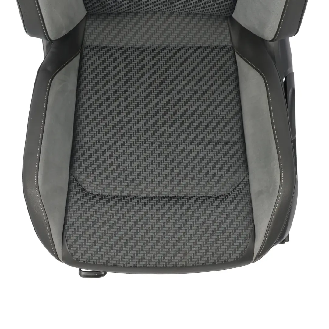 Volkswagen T-Roc R-Line Siège Avant Gauche Tissu Velours Noir Et Gris - SKU 2GA881805BR-1 - Numéro de pièce 2GA881805BR
