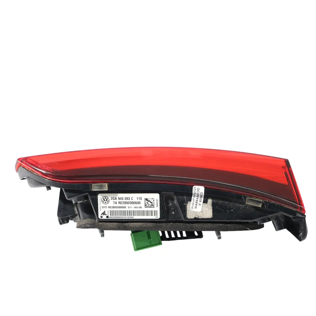 Tail Light Rear Lamp Inner Tinted Left N/S to Volkswagen T-Roc A11 with Part number 2GA945093C Volkswagen T-Roc A11 Tail Light Rear Lamp Inner Tinted Left N/S - SKU RHD-2GA945093C - Part number 2GA945093C