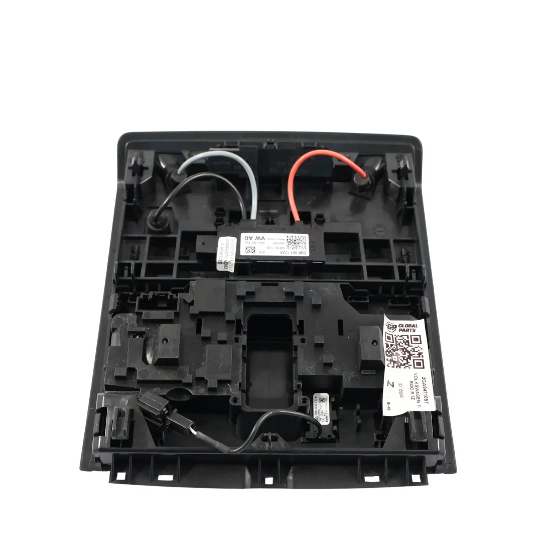 Interior Interruptores Luz LED Headliner Negro 2GA947105AF para Volkswagen T-Roc A11 con número de pieza 2GA947105T Volkswagen T-Roc A11 Interior Interruptores Luz LED Headliner Negro 2GA947105AF - SKU 2GA947105T - Número de pieza 2GA947105T