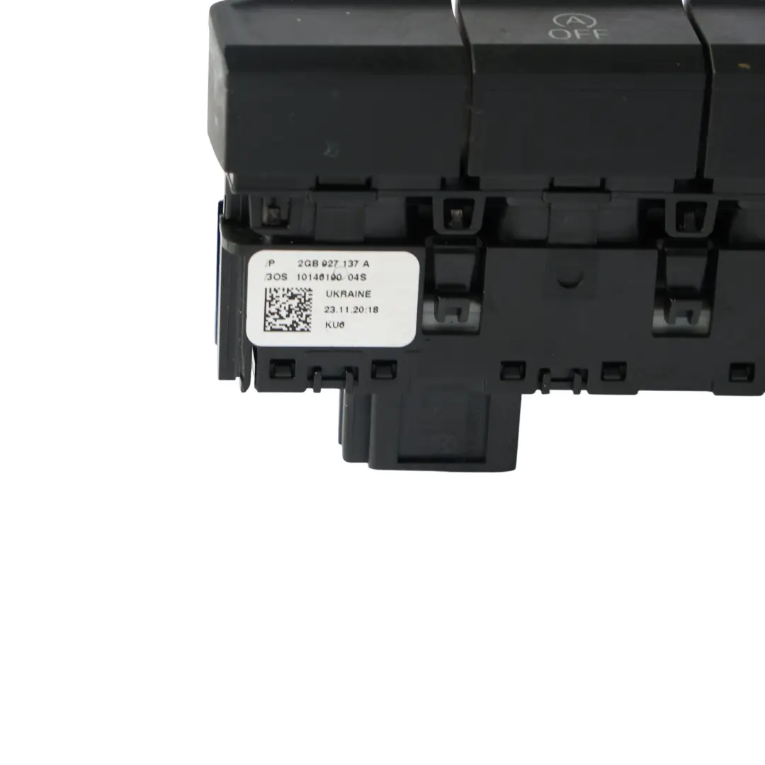 Start Stop ESP Traktionsschalter Knopfleiste für Volkswagen T-Roc Auto mit Teilenummer 2GB927137A Volkswagen T-Roc Auto Start Stop ESP Traktionsschalter Knopfleiste - SKU 2GB927137A - Teilenummer 2GB927137A