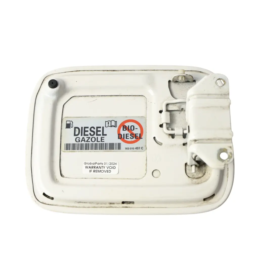 Volkswagen Caddy 2K Bouchon De Trappe À Carburant Blanc Bonbon B9A - SKU 2K0809905E-CAN - Numéro de pièce 2K0809905E