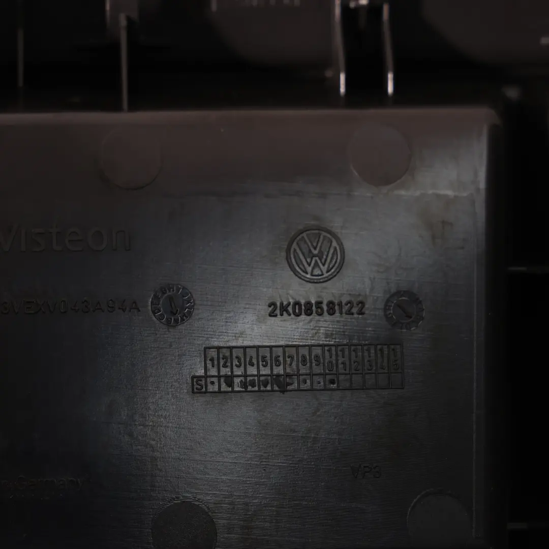 2K Cruscotto Cruscotto Centro Vassoio Di Stoccaggio C per Volkswagen Caddy con numero di parte 2K0858122 Volkswagen Caddy 2K Cruscotto Cruscotto Centro Vassoio Di Stoccaggio C - SKU 2K0858122 - Numero di parte 2K0858122