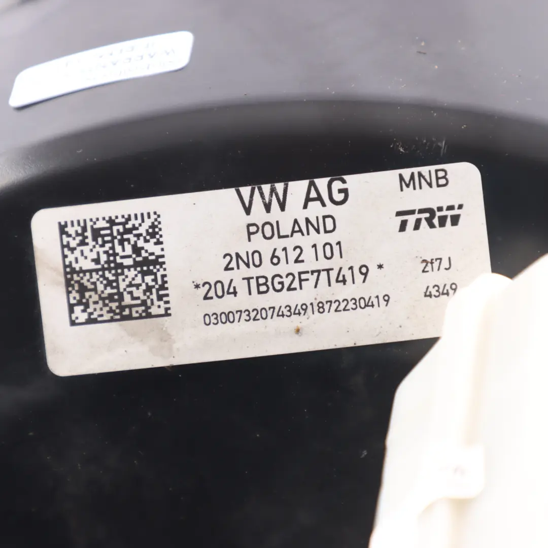 Volskwagen Crafter Sy Brake Servo Master Cylinder to with Part number 2N0612101 Volskwagen Crafter Sy Brake Servo Master Cylinder - SKU 2N0612101 - Part number 2N0612101