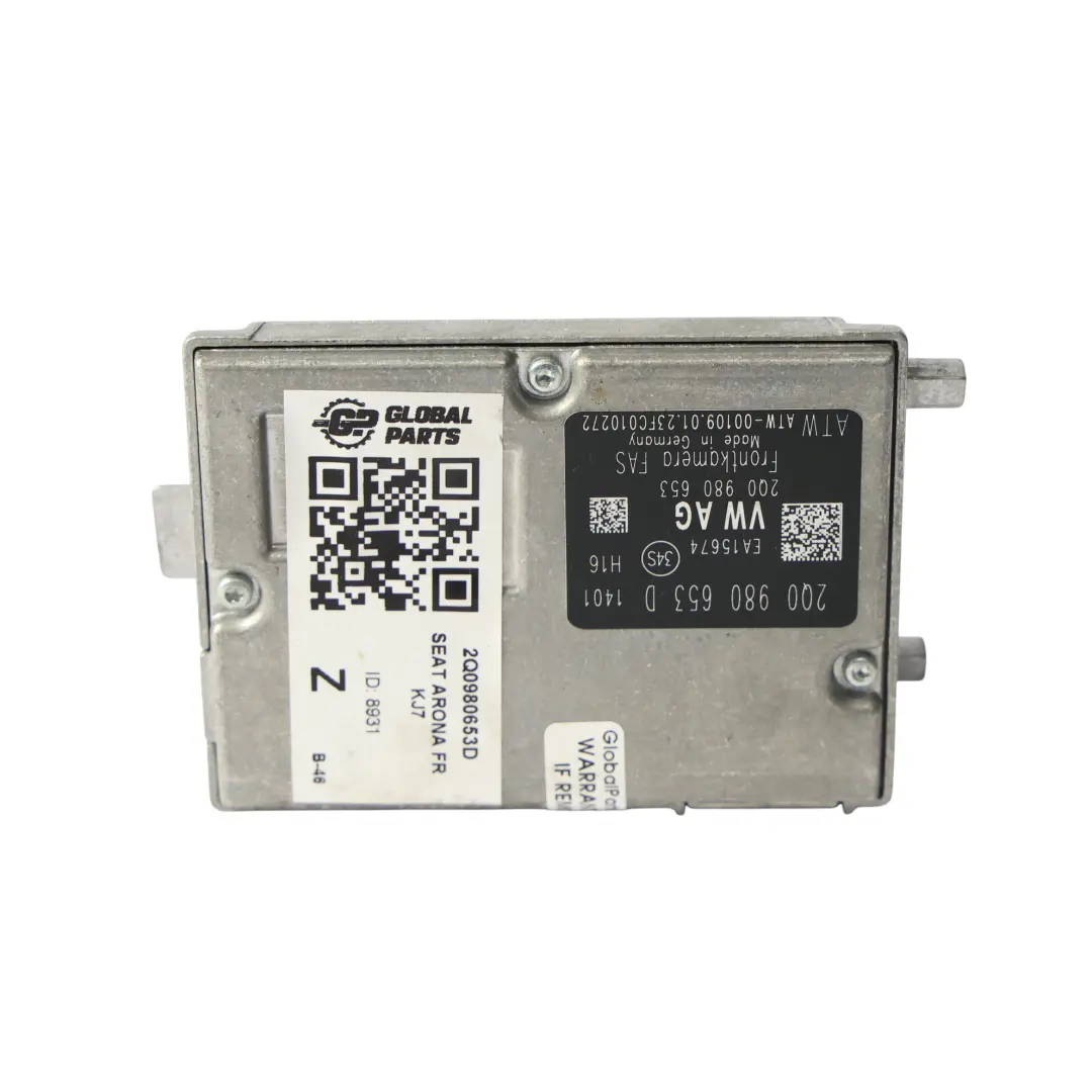 Mk1 Caméra Radar Avant Avec Assistance Maintien Voie pour Seat Arona KJ7 à propos du numéro de pièce 2Q0980653D Seat Arona KJ7 Mk1 Caméra Radar Avant Avec Assistance Maintien Voie - SKU 2Q0980653D - Numéro de pièce 2Q0980653D