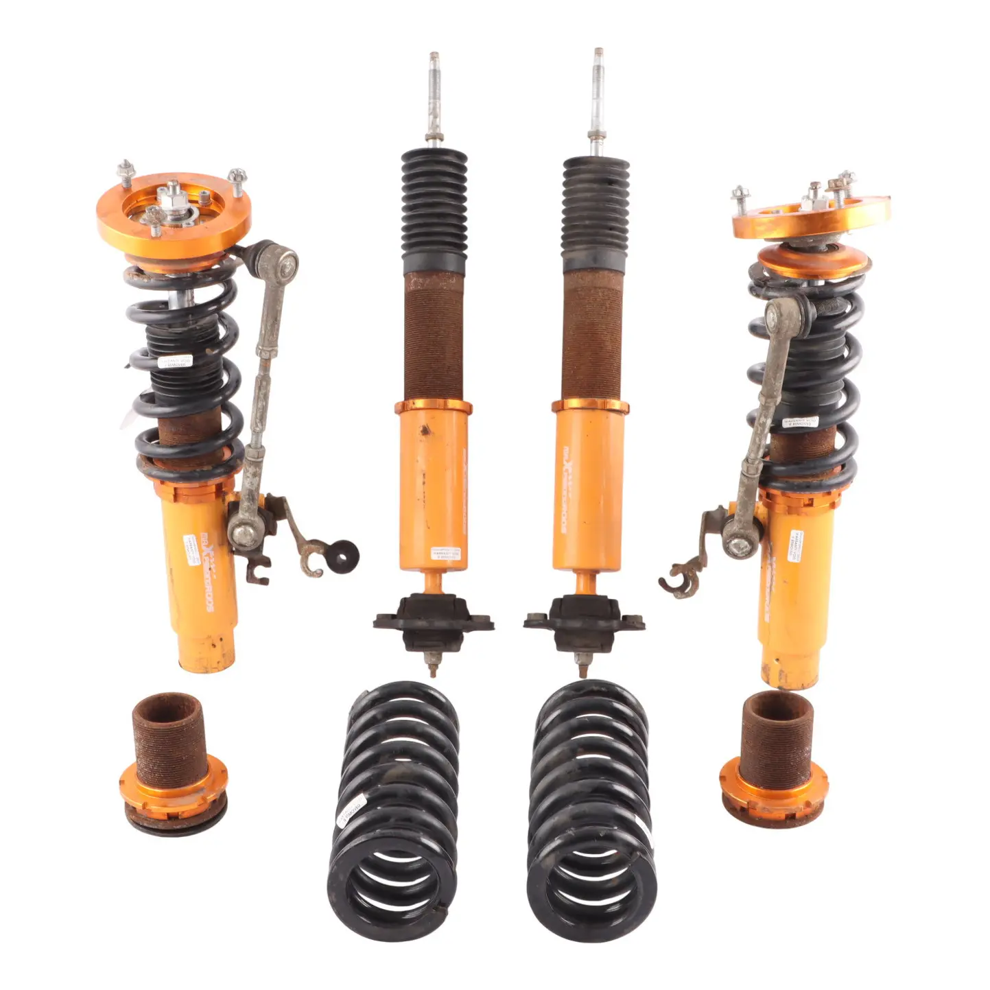 BMW E90 E91 Spring Struts Coilovers Set MaXpeedingRods Front Rear Suspension