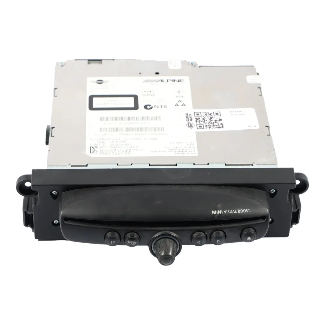 Autoradio CD Mini R56 LCI R60 Visual Boost Champ 2 DAB Principale pour à propos du numéro de pièce 3457438 Autoradio CD Mini R56 LCI R60 Visual Boost Champ 2 DAB Principale - SKU 3457438-1 - Numéro de pièce 3457438