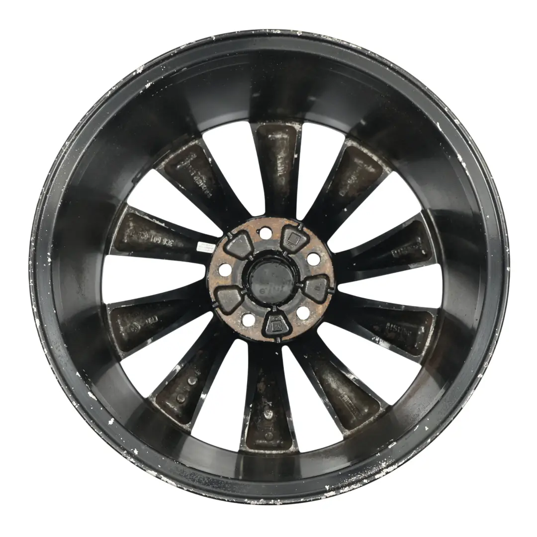 Volkswagen Scirocco Mk3 Jante Alliage Noire 18" 8J ET:41 - SKU 3C8601025D-1 - Numéro de pièce 3C8601025D