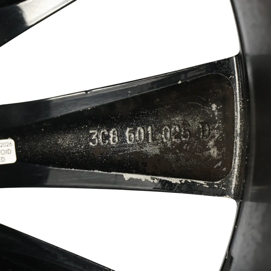 Volkswagen Scirocco Mk3 Czarna Felga Aluminiowa 18" 8J ET:41 - SKU 3C8601025D-1 - Numer Części 3C8601025D