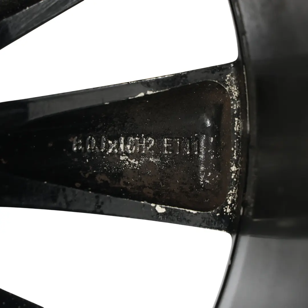 Volkswagen Scirocco Mk3 Black Wheel Alloy Rim 18" 8J ET:41 - SKU 3C8601025D-1 - Part number 3C8601025D