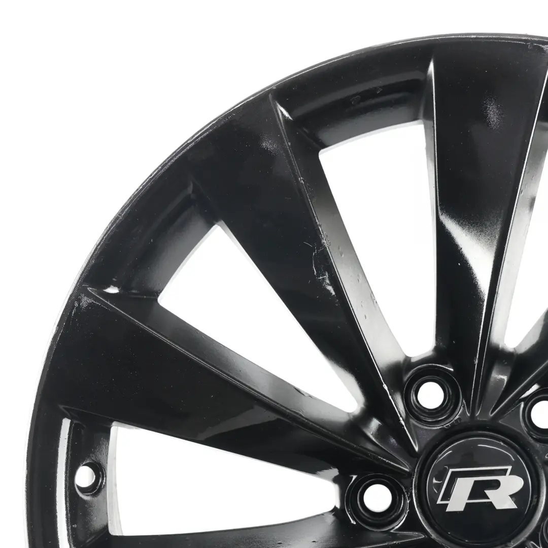 Volkswagen Scirocco Mk3 Jante Alliage Noire 18" 8J ET:41 - SKU 3C8601025D-1 - Numéro de pièce 3C8601025D