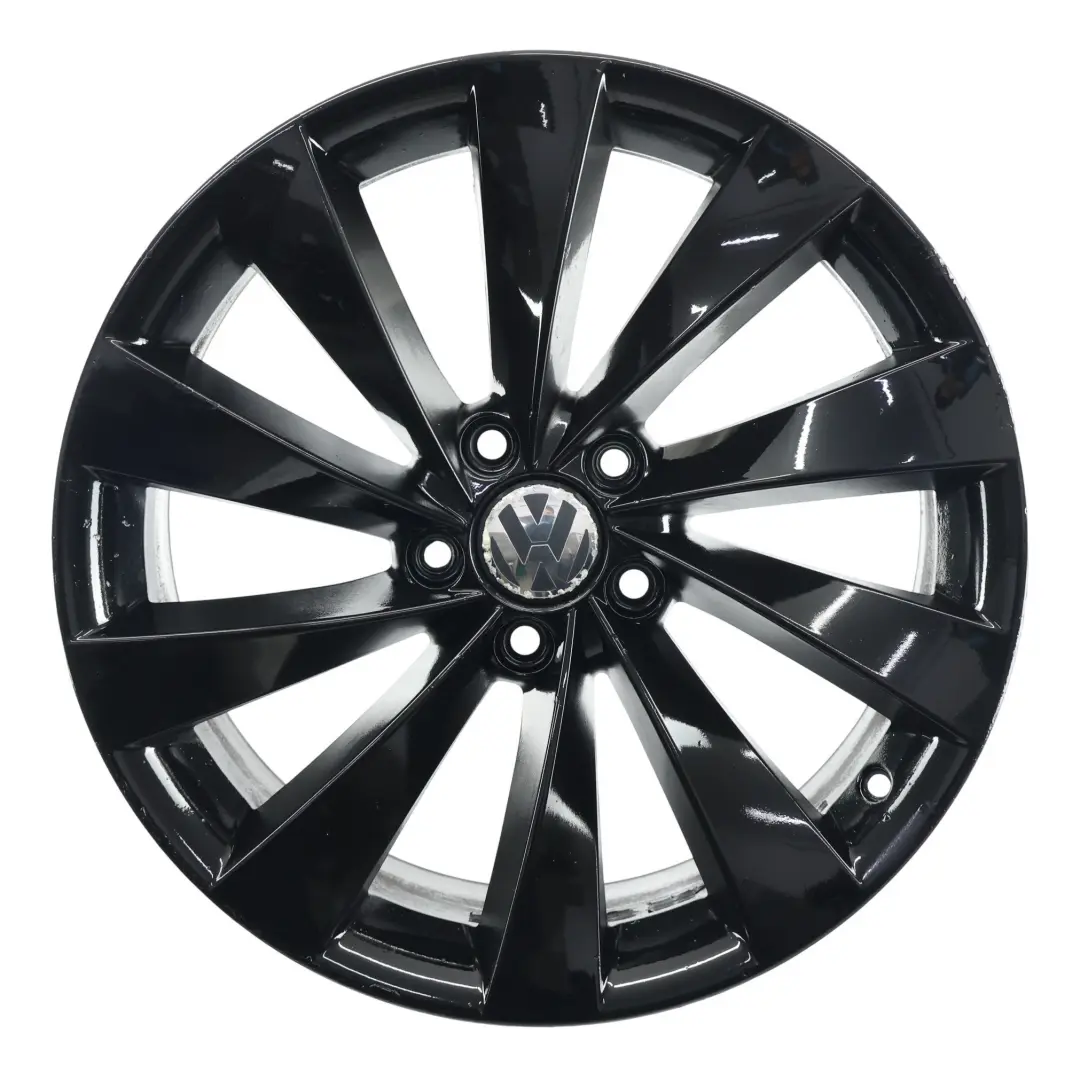 Volkswagen Scirocco Mk3 Black Wheel Alloy Rim 18" 8J ET:41 - SKU 3C8601025D-2 - Part number 3C8601025D