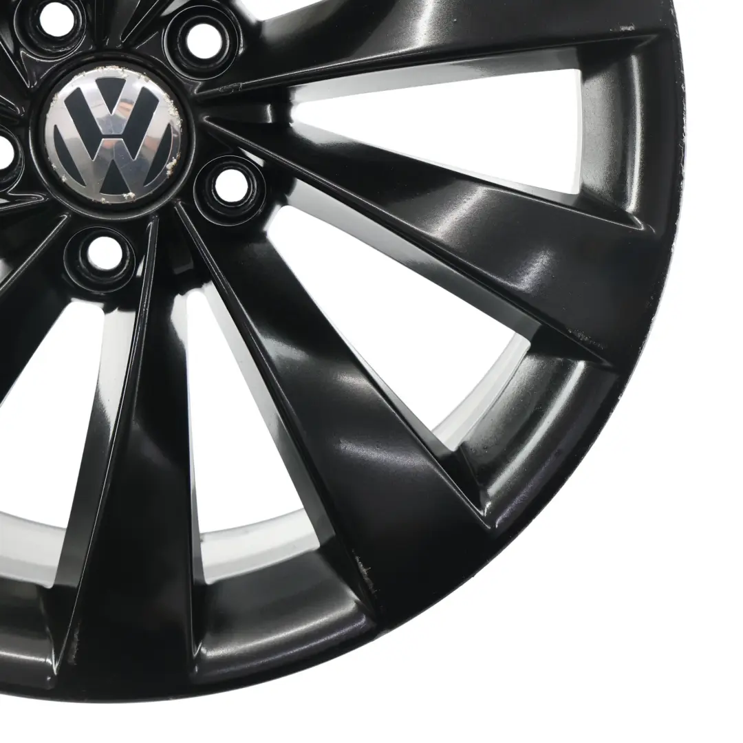 Volkswagen Scirocco Mk3 Black Wheel Alloy Rim 18" 8J ET:41 - SKU 3C8601025D-3 - Part number 3C8601025D