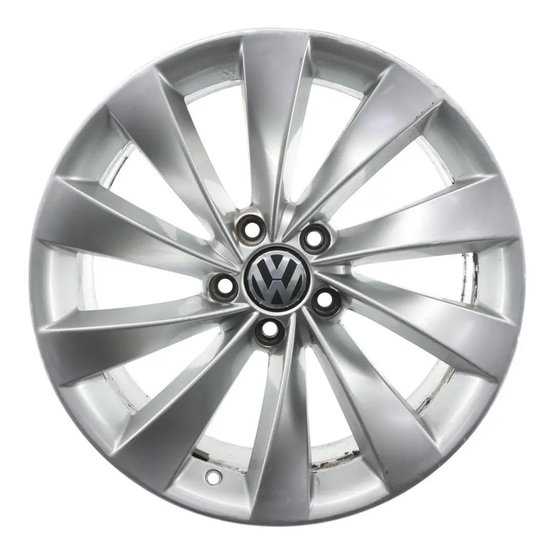 Mk3 Silver Wheel Alloy Rim 18" 8J ET:41 to Volkswagen Scirocco with Part number 3C8601025D Volkswagen Scirocco Mk3 Silver Wheel Alloy Rim 18" 8J ET:41 - SKU 3C8601025D-6 - Part number 3C8601025D