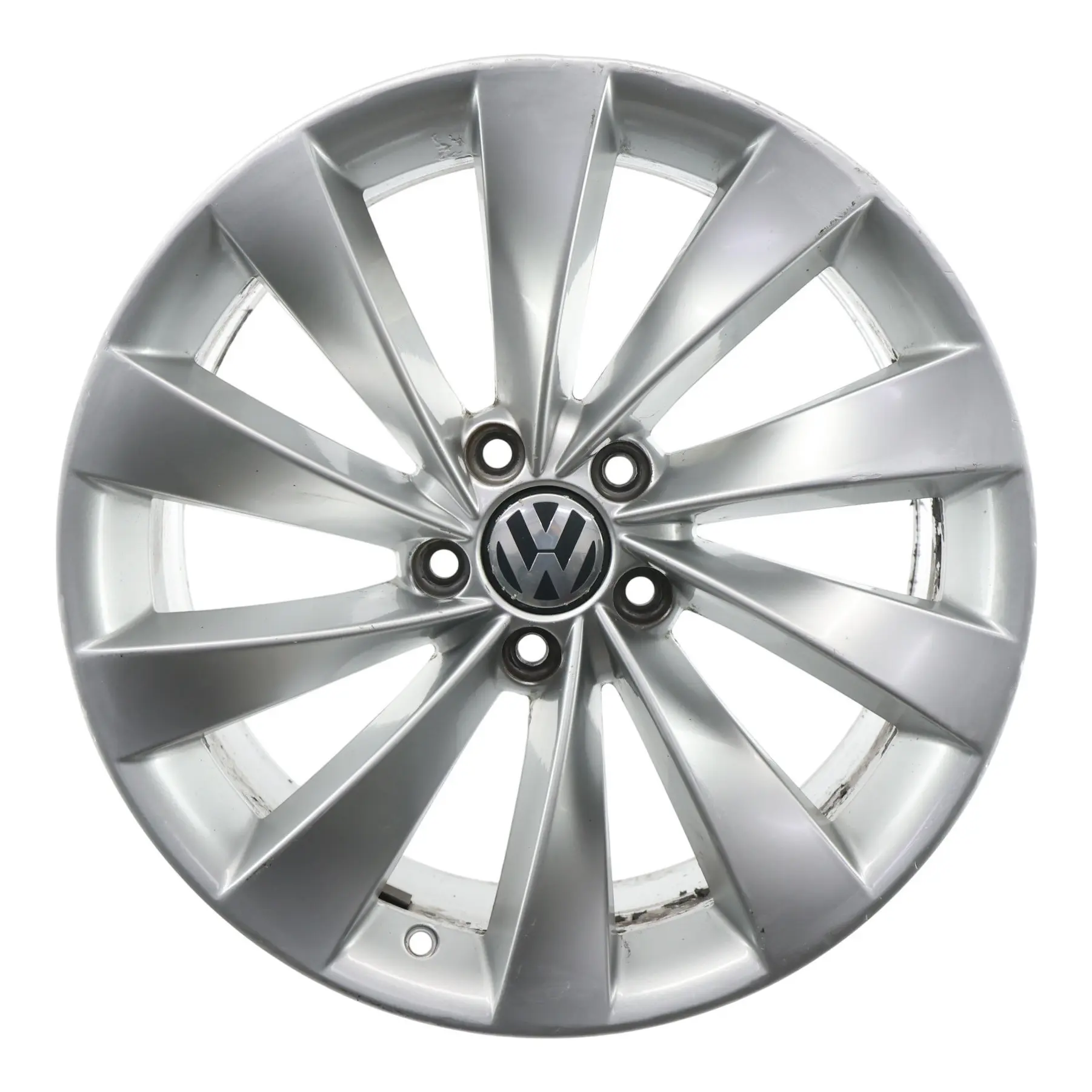 Volkswagen Scirocco Mk3 Silver Wheel Alloy Rim 18" 8J ET:41 3C8601025D