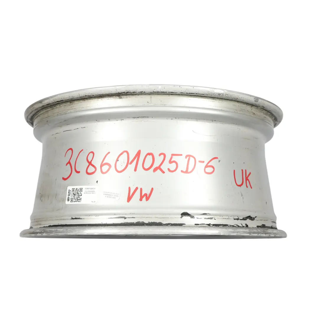 Volkswagen Scirocco Mk3 Silver Wheel Alloy Rim 18" 8J ET:41 - SKU 3C8601025D-6 - Part number 3C8601025D