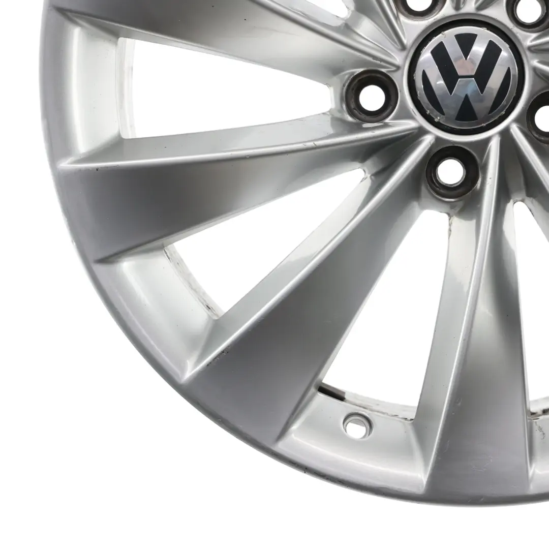 Volkswagen Scirocco Mk3 Silver Wheel Alloy Rim 18" 8J ET:41 - SKU 3C8601025D-6 - Part number 3C8601025D
