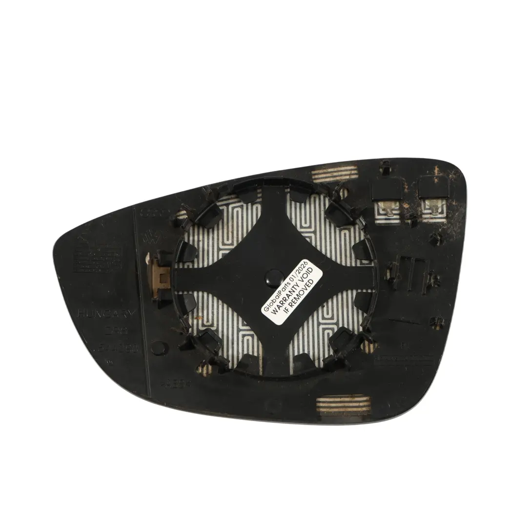 Volkswagen VW Scirocco Mk3 Wing Mirror Glass Insert Right O/S - SKU RHD-3C8857522A - Part number 3C8857522A
