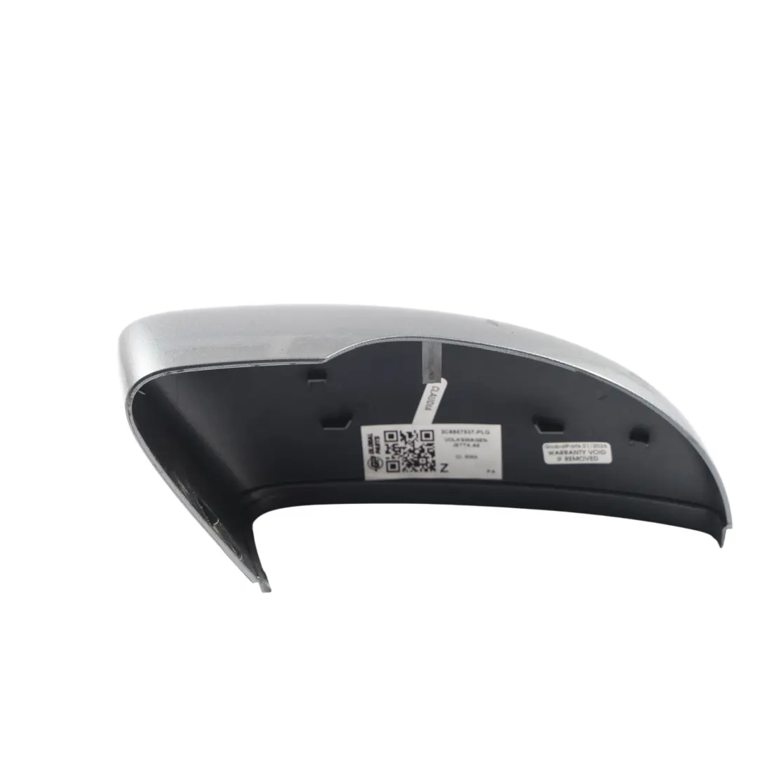 VW Volkswagen Jetta A6 Wing Mirror Cap Cover Left N/S Platinum Grey - D7X - SKU 3C8857537-PLG - Part number 3C8857537