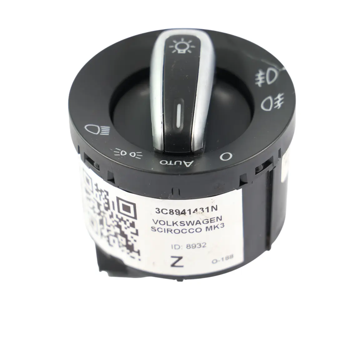 Mk3 Panneau Commande Phares Antibrouillard pour Volkswagen Scirocco à propos du numéro de pièce 3C8941431N Volkswagen Scirocco Mk3 Panneau Commande Phares Antibrouillard - SKU 3C8941431N - Numéro de pièce 3C8941431N