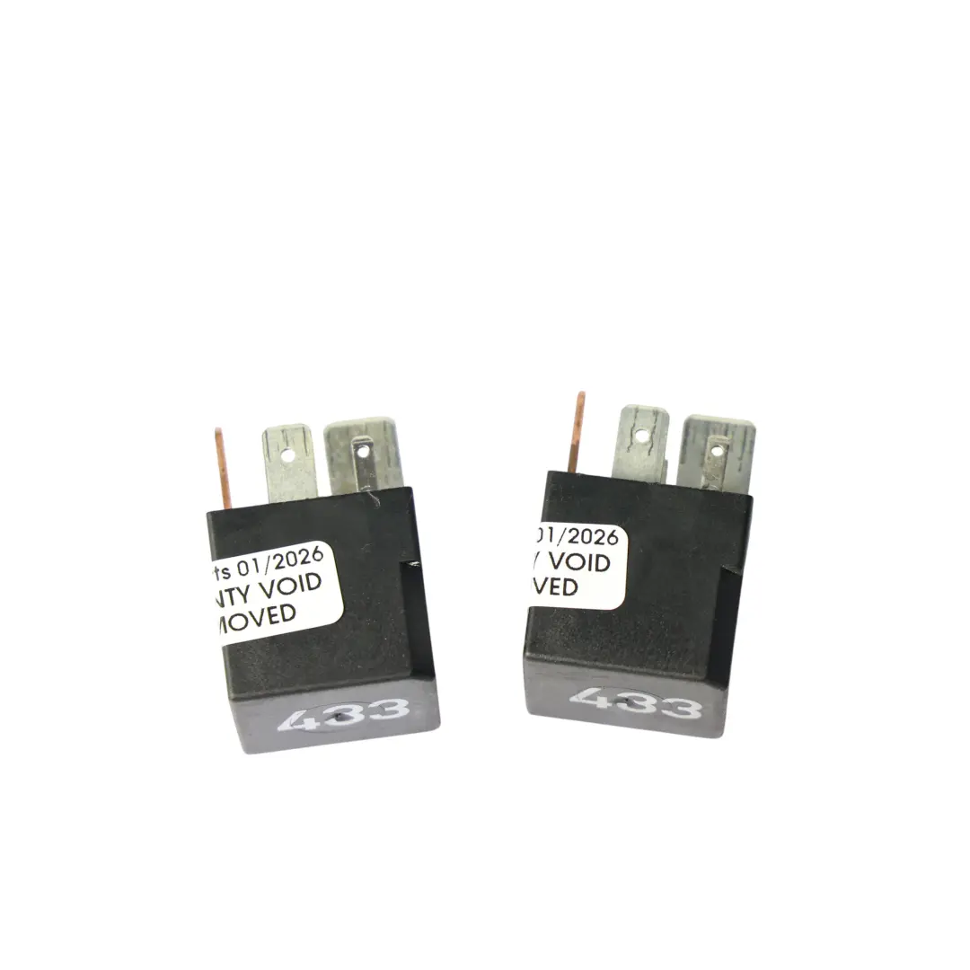 VW Volkswagen Audi Seat Skoda Relè Nero 5 Pin 12V 50A Set 433 - SKU 3D0951253A-1 - Numero di parte 3D0951253A