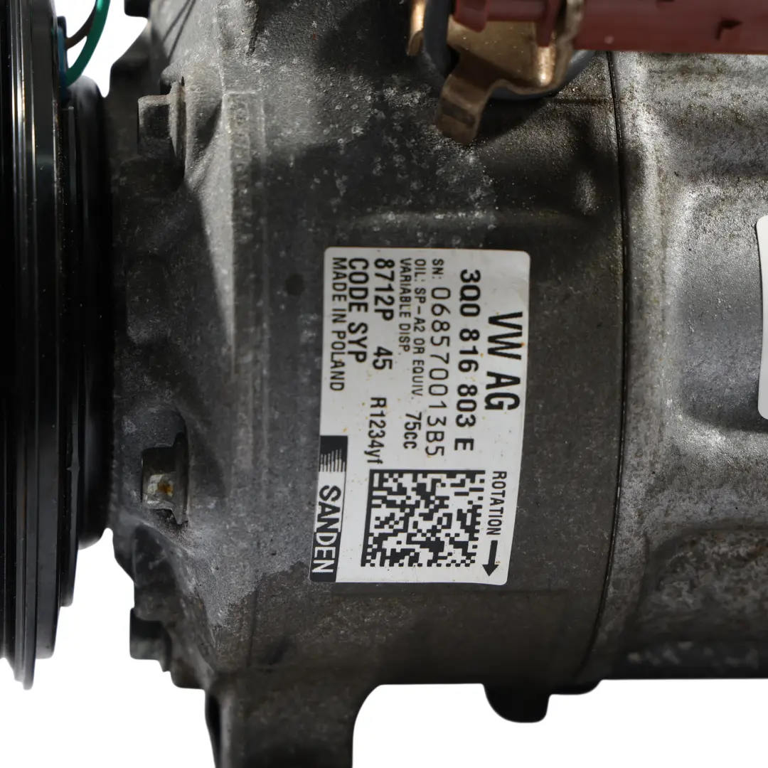 Seat Arona FR KJ7 Audi A1 Mk2 A/C Klimaanlagenkompressor - SKU 3Q0816803E - Teilenummer 3Q0816803E