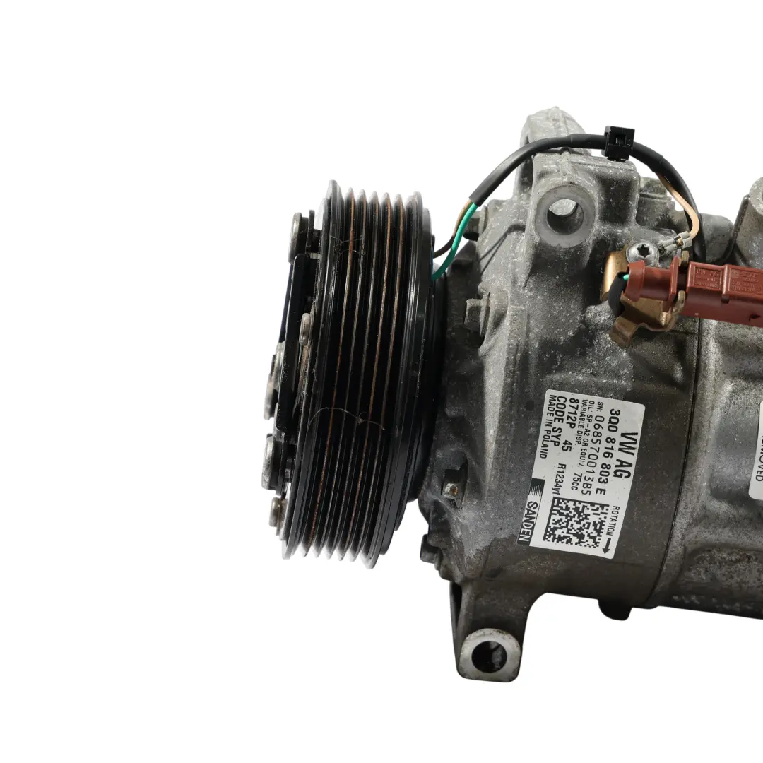 Mk2 Sprężarka Klimatyzacji A/C do Seat Arona FR KJ7 Audi A1 o numerze 3Q0816803E Seat Arona FR KJ7 Audi A1 Mk2 Sprężarka Klimatyzacji A/C - SKU 3Q0816803E - Numer Części 3Q0816803E