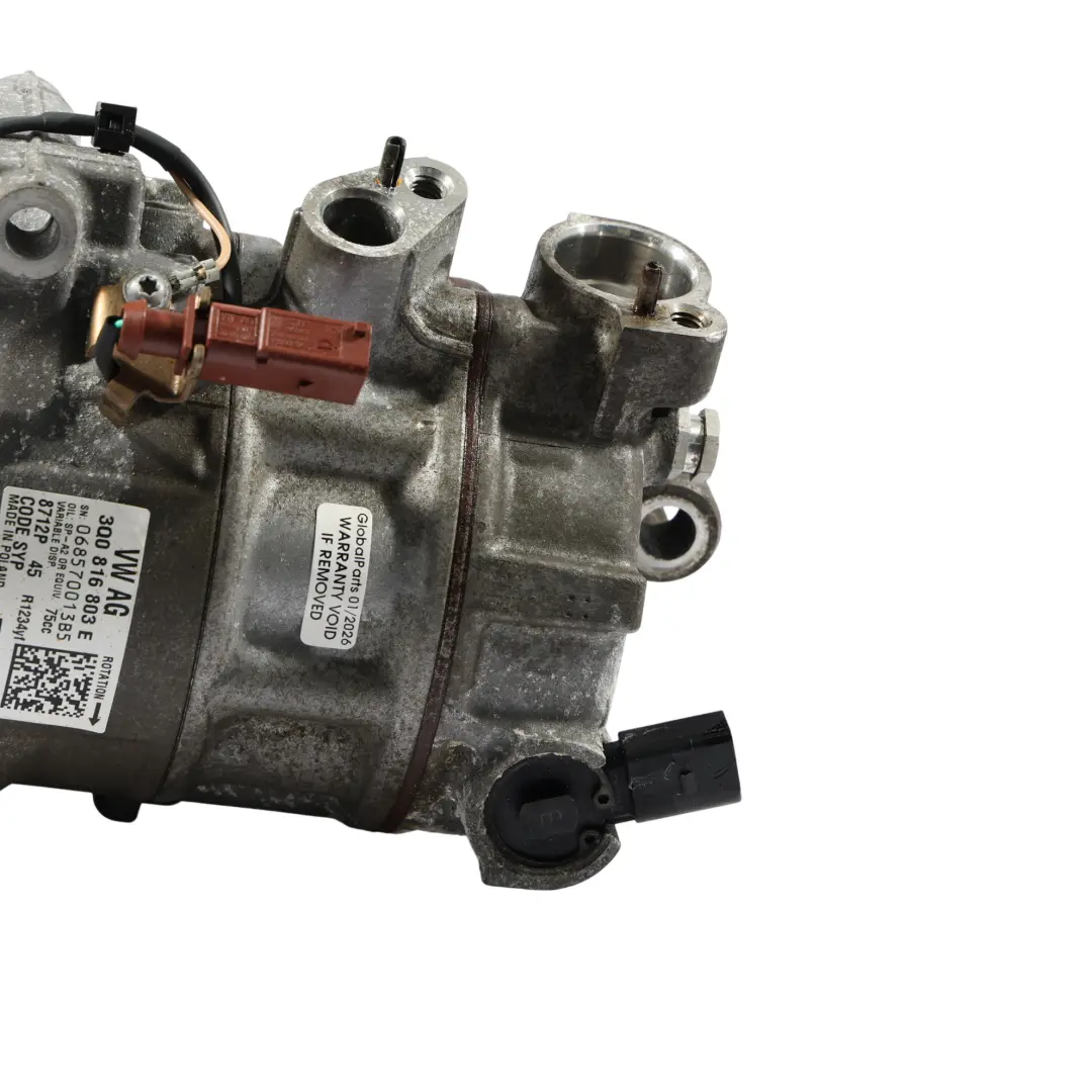 Mk2 Compressore Aria Condizionata per Seat Arona FR KJ7 Audi A1 con numero di parte 3Q0816803E Seat Arona FR KJ7 Audi A1 Mk2 Compressore Aria Condizionata - SKU 3Q0816803E - Numero di parte 3Q0816803E