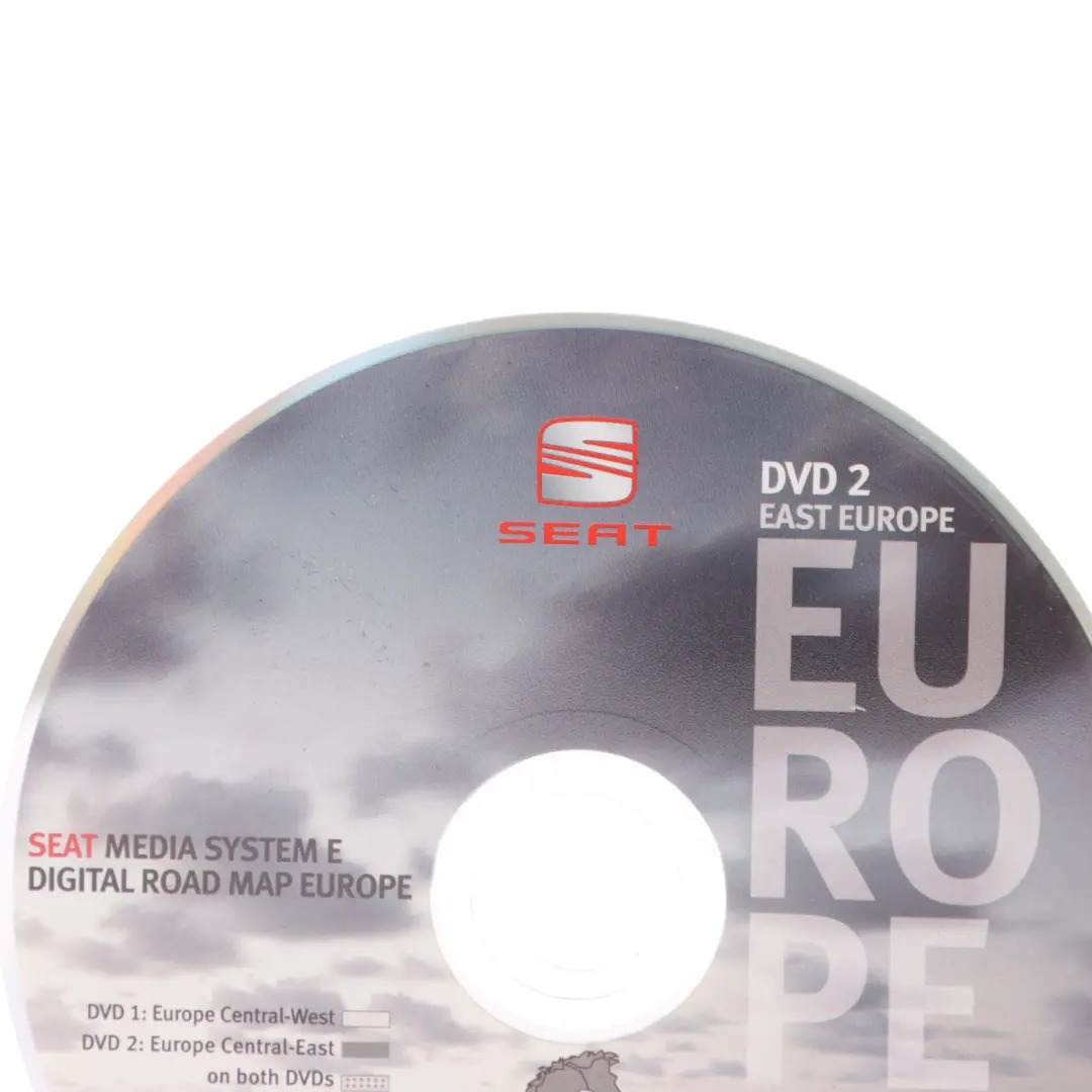 2013 Road Map Europe 2 DVD T1000-20200 Media System to Seat Exeo with Part number 3R0051884D Seat Exeo 2013 Road Map Europe 2 DVD T1000-20200 Media System - SKU 3R0051884D - Part number 3R0051884D
