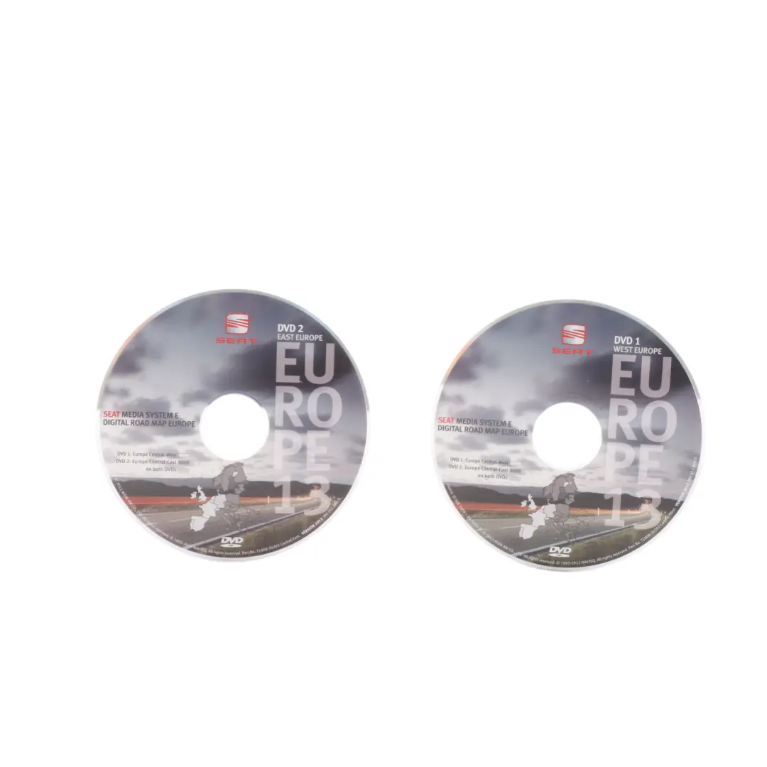 2013 Road Map Europe 2 DVD T1000-20200 Media System to Seat Exeo with Part number 3R0051884D Seat Exeo 2013 Road Map Europe 2 DVD T1000-20200 Media System - SKU 3R0051884D - Part number 3R0051884D