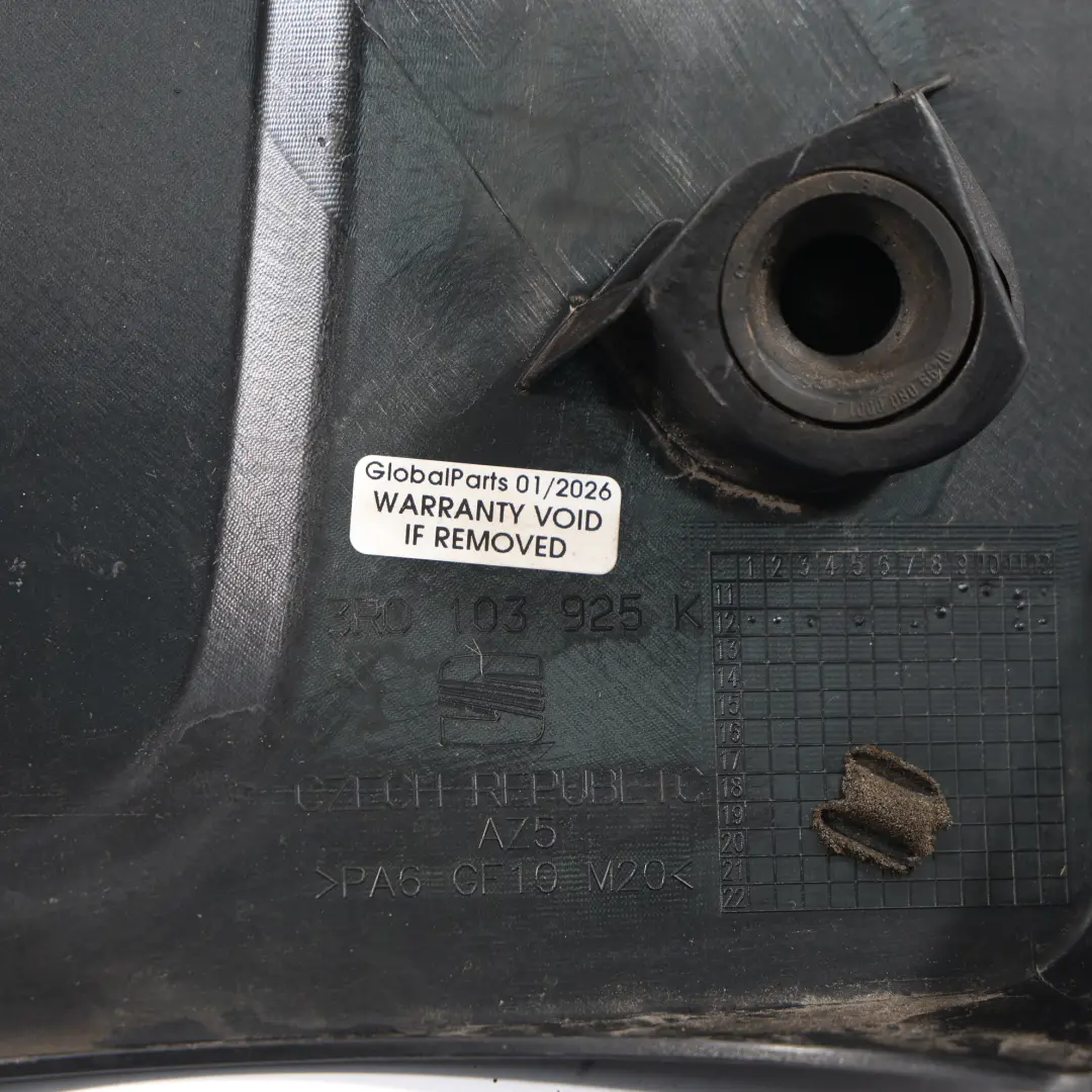 Seat Exeo 3R Top Engine Cover Insulation Panel 2.0 TDI - SKU 3R0103925K - Part number 3R0103925K