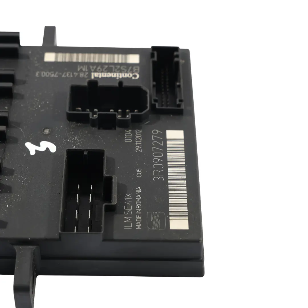 Unidad Control Alimentación A Bordo ECU para Seat Exeo con número de pieza 3R0907279 Seat Exeo Unidad Control Alimentación A Bordo ECU - SKU 3R0907279 - Número de pieza 3R0907279
