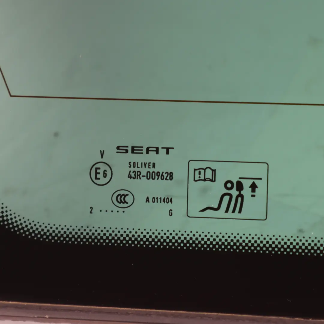 Seat Exeo Side Quarter Window Glass Glazing Heated Rear Left N/S 3R9845025B - SKU 3R9845299E - Part number 3R9845299E