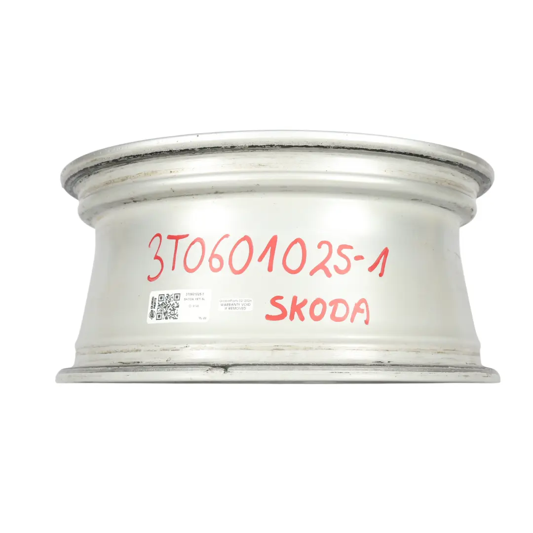 Llanta De Aleación Plateada 16" 7J ET:45 para Skoda Yeti 5L Superb con número de pieza 3T0601025 Skoda Yeti 5L Superb Llanta De Aleación Plateada 16" 7J ET:45 - SKU 3T0601025-1 - Número de pieza 3T0601025
