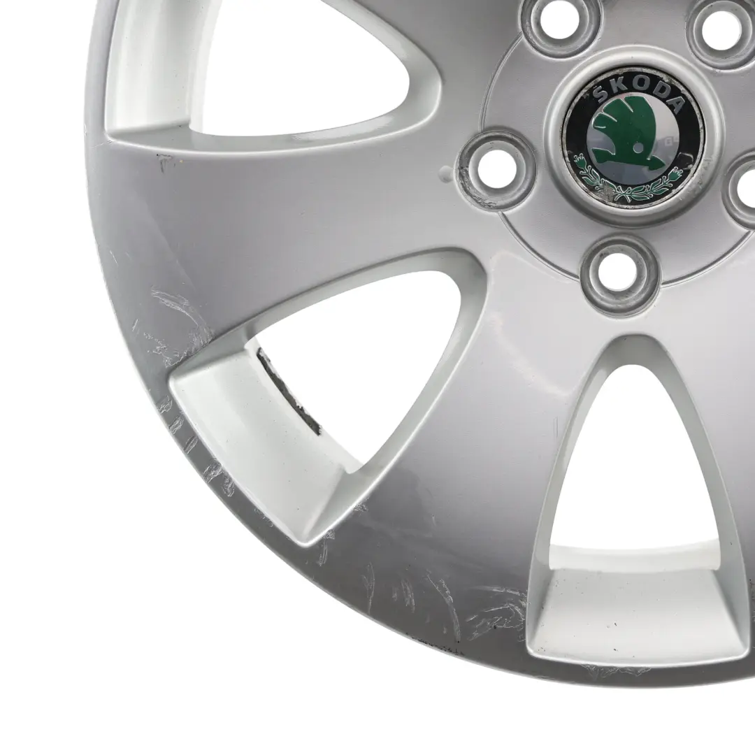 Skoda Yeti 5L Superb Silver Wheel Alloy Rim 16" 7J ET:45 - SKU 3T0601025-3 - Part number 3T0601025