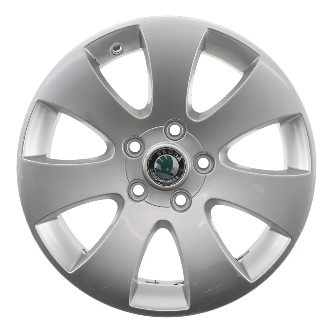 Alloy Rim 16" 7J ET:45 to Skoda Yeti 5L Superb Silver Wheel with Part number 3T0601025 Skoda Yeti 5L Superb Silver Wheel Alloy Rim 16" 7J ET:45 - SKU 3T0601025-4 - Part number 3T0601025