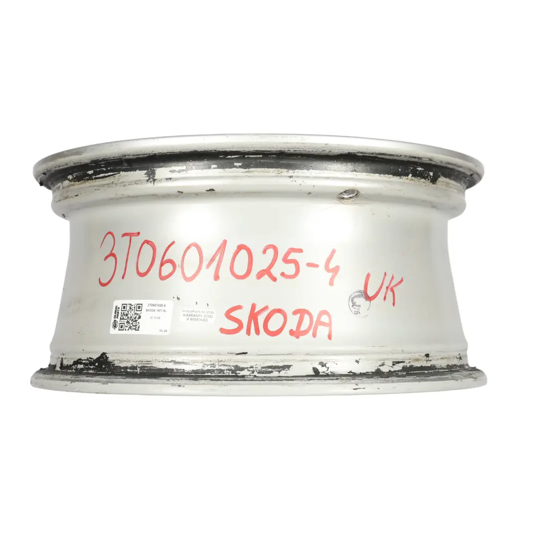 Skoda Yeti 5L Superb Silver Wheel Alloy Rim 16" 7J ET:45 - SKU 3T0601025-4 - Part number 3T0601025