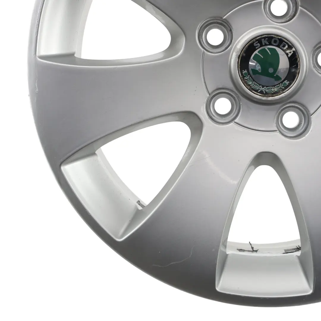 Skoda Yeti 5L Superb Silver Wheel Alloy Rim 16" 7J ET:45 - SKU 3T0601025-4 - Part number 3T0601025