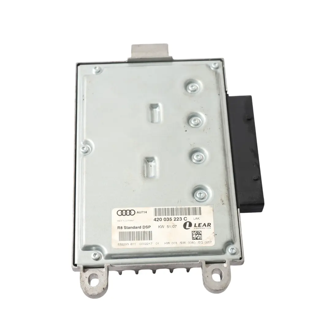 Audi R8 42 Spyder Audio Amplificador Sistema Unidad Control Módulo - SKU 420035223C - Número de pieza 420035223C