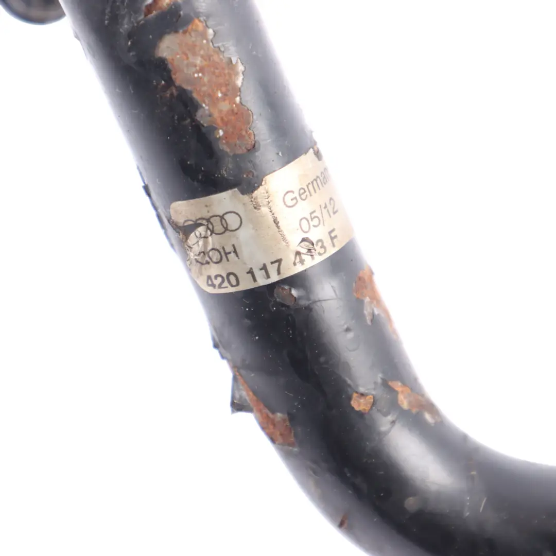 Block Oil Cooler Pipe Hose Line Petrol 4.2 FSI to Audi R8 42 Engine with Part number 420117413F Audi R8 42 Engine Block Oil Cooler Pipe Hose Line Petrol 4.2 FSI - SKU 420117413F - Part number 420117413F