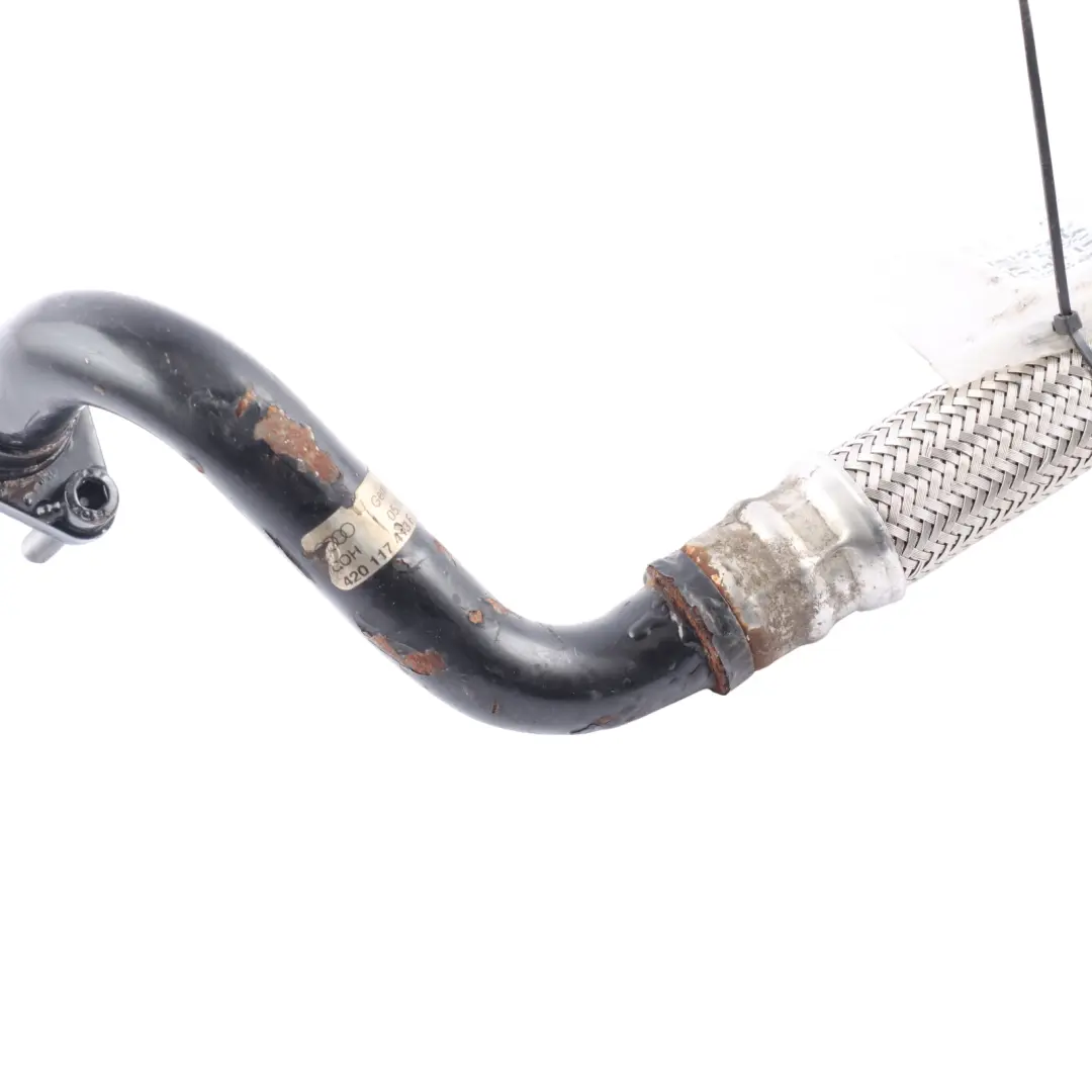 Block Oil Cooler Pipe Hose Line Petrol 4.2 FSI to Audi R8 42 Engine with Part number 420117413F Audi R8 42 Engine Block Oil Cooler Pipe Hose Line Petrol 4.2 FSI - SKU 420117413F - Part number 420117413F