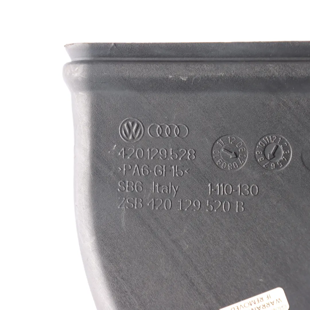 Audi R8 42 Spyder Air Intake Inlet Duct Channel Pipe Rear Right O/S - SKU 420129528 - Part number 420129528