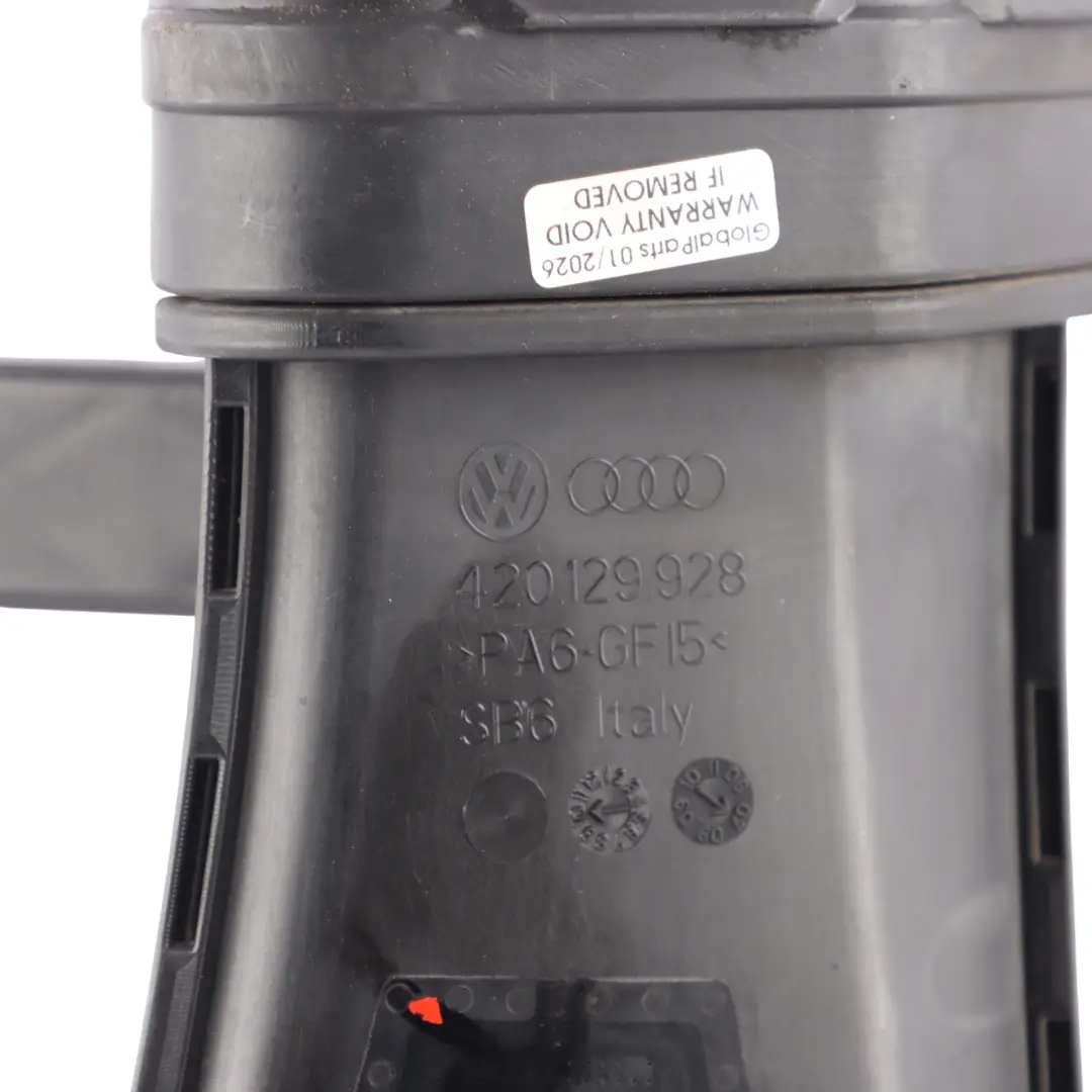 Intake Inlet Duct Channel Pipe Centre Right O/S to Audi R8 42 Spyder Air with Part number 420129928 Audi R8 42 Spyder Air Intake Inlet Duct Channel Pipe Centre Right O/S - SKU 420129928 - Part number 420129928