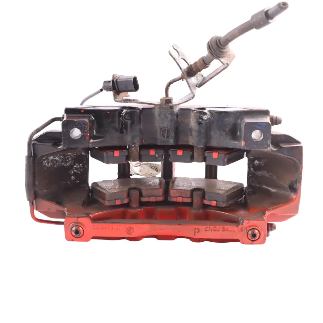 Audi R8 Front Brake Caliper Housing Brembo Red Left N/S 365X34mm - SKU 420615107B - Part number 420615107B