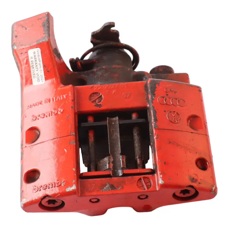 Audi R8 42 Wheel Hand Brake Caliper Red Front Right O/S 420615408D