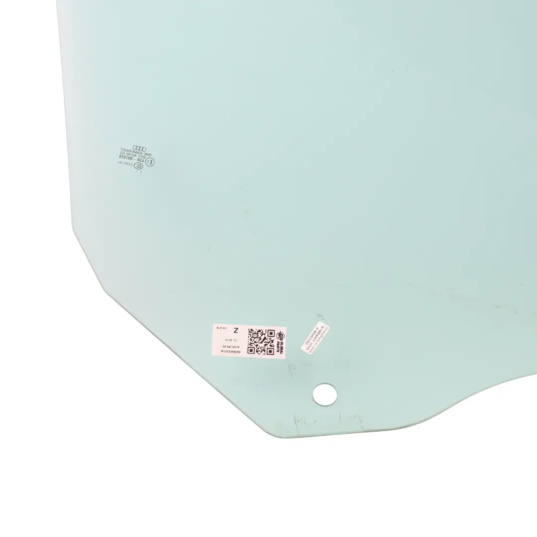 Audi R8 Gen 1 Door Window Glass Glazing Green AS2 Right O/S - SKU 420845201A - Part number 420845201A