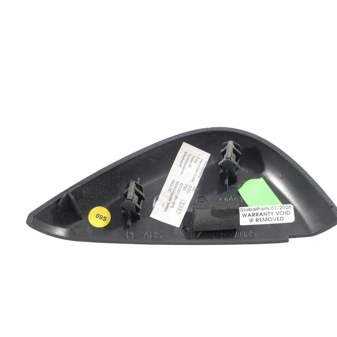 Audi R8 42 Armaturenbrett Endabdeckung Zierleiste Vorne Links - SKU 420857085 - Teilenummer 420857085
