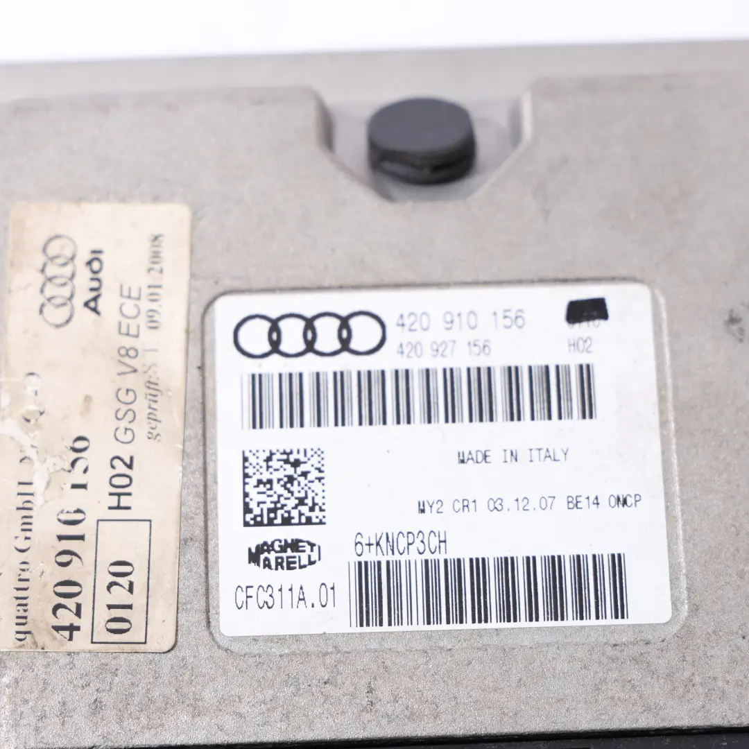 Audi R8 Gen1 Control Caja Cambios Manual Automática R-Tronic ECU - SKU 420910156 - Número de pieza 420910156