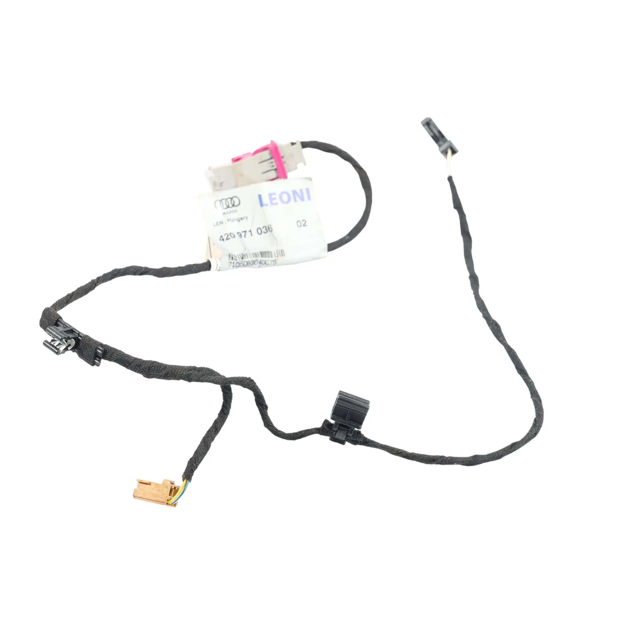 Audi R8 42 Front Door Wiring Harness Cable Loom Right O/S 420971036