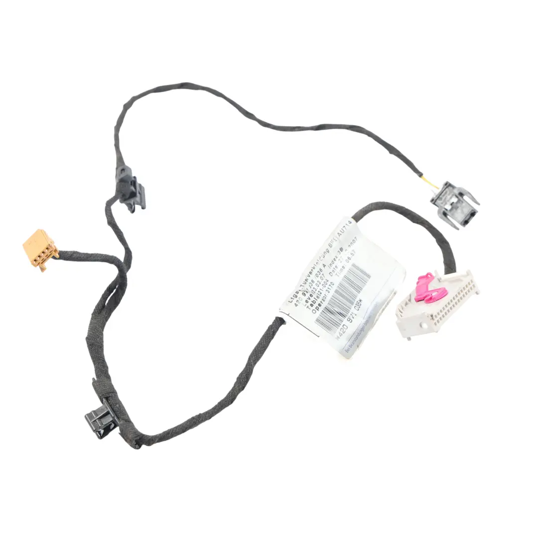Audi R8 42 Front Door Wiring Harness Cable Loom Right O/S - SKU 420971036 - Part number 420971036